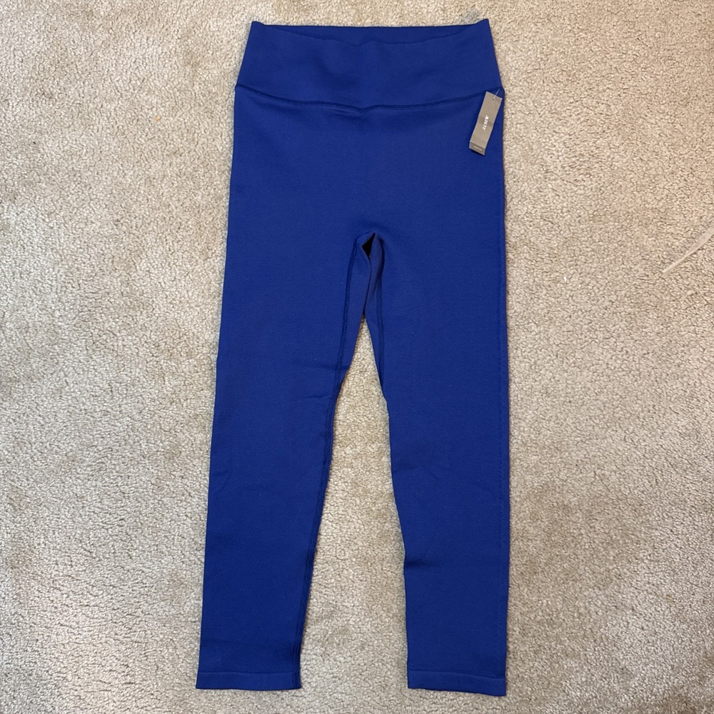 J Crew NWT Women's Large SculptStretch high-rise ribbed leggings Style BF340